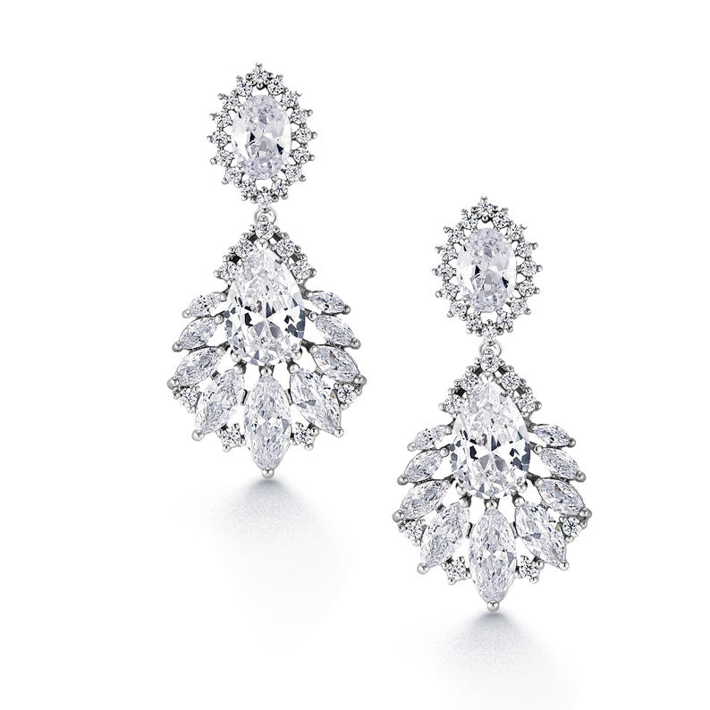 Tear drop Earrings - ZION GLAM JEWELRY