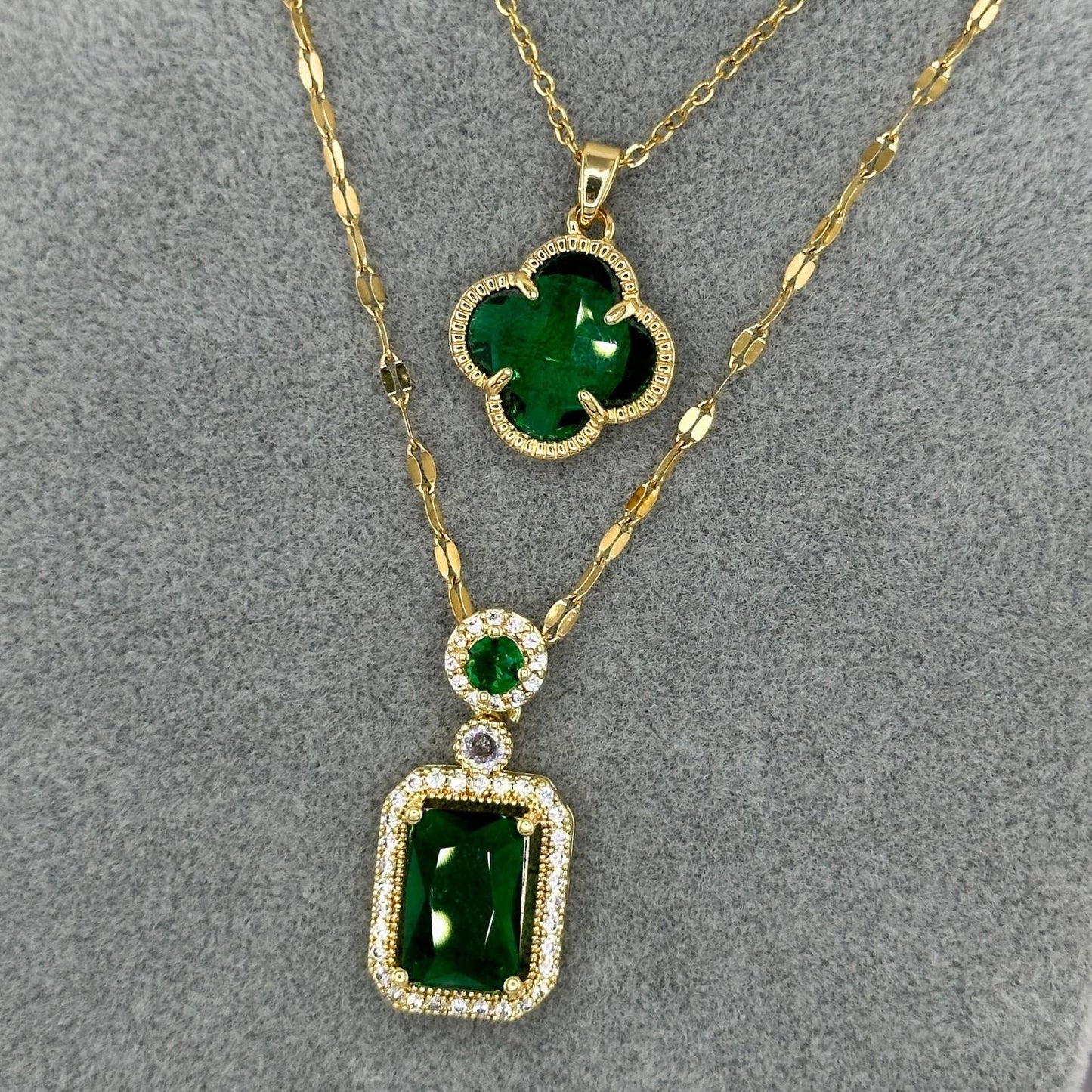 18K gold plated Stainless steel necklace, Intensity - ZION GLAM JEWELRY