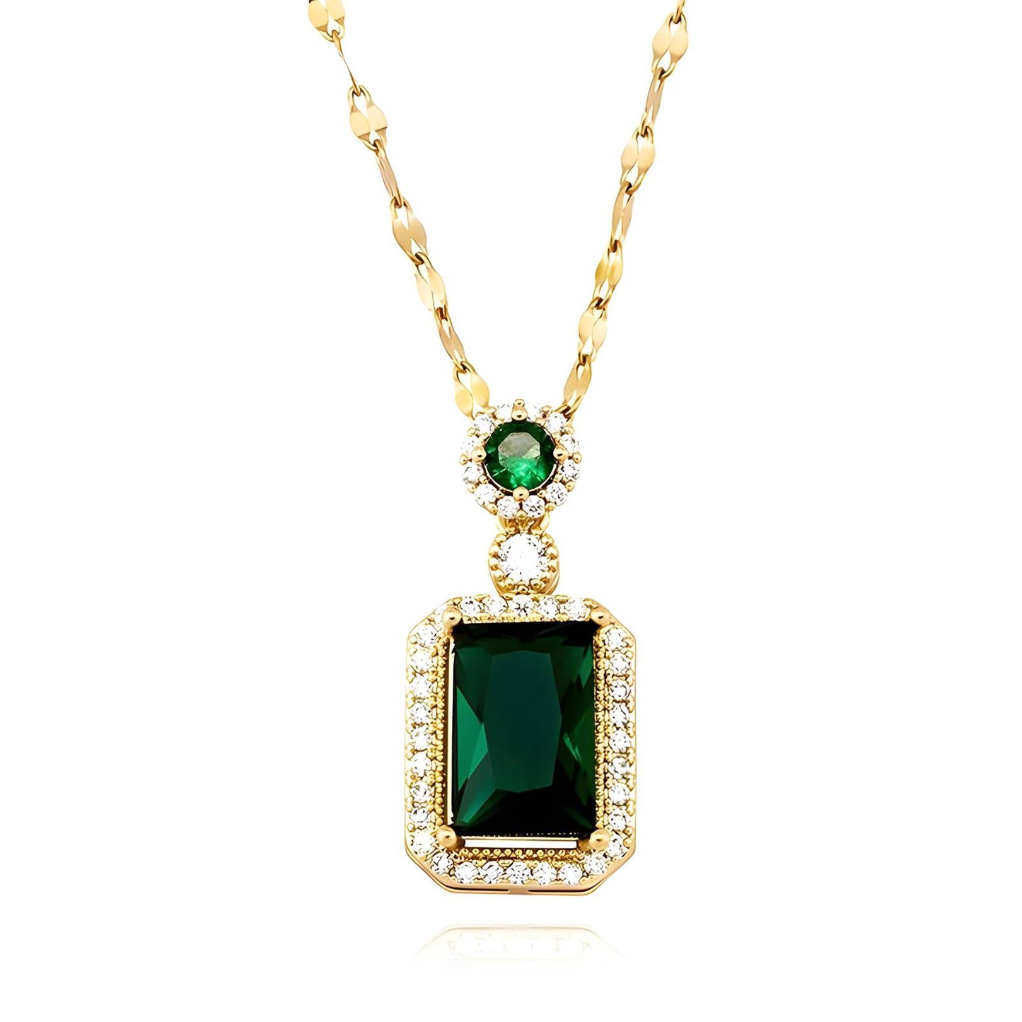 18K gold plated Stainless steel necklace, Intensity - ZION GLAM JEWELRY