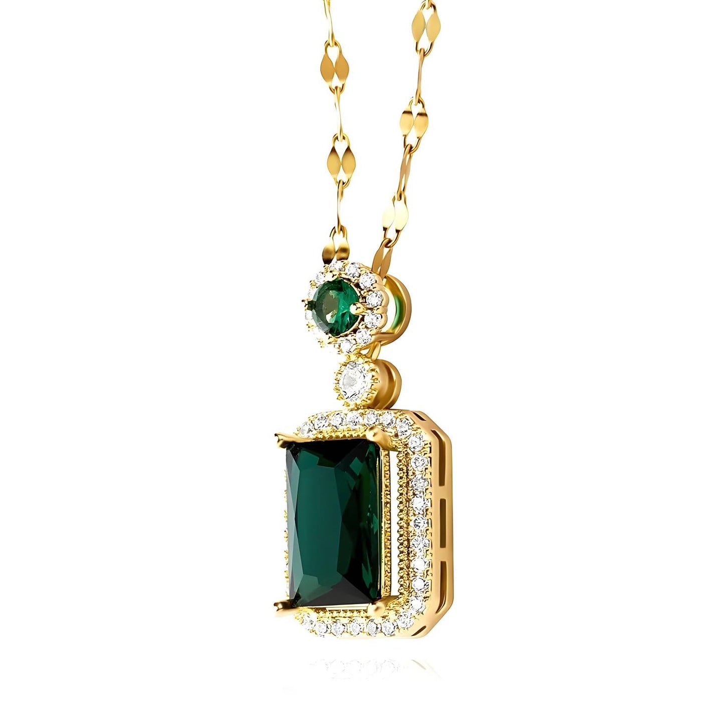 18K gold plated Stainless steel necklace, Intensity - ZION GLAM JEWELRY