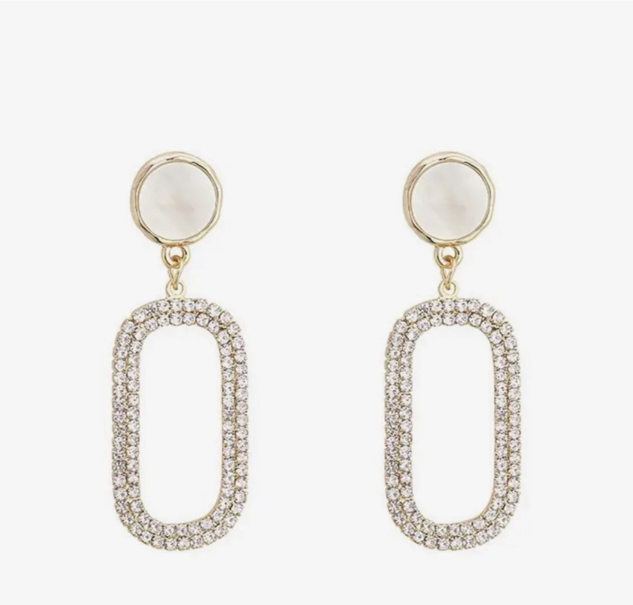 Gold drop earrings - ZION GLAM JEWELRY
