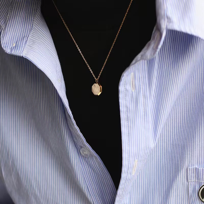 Minimal Gold Pendant Necklace - ZION GLAM JEWELRY