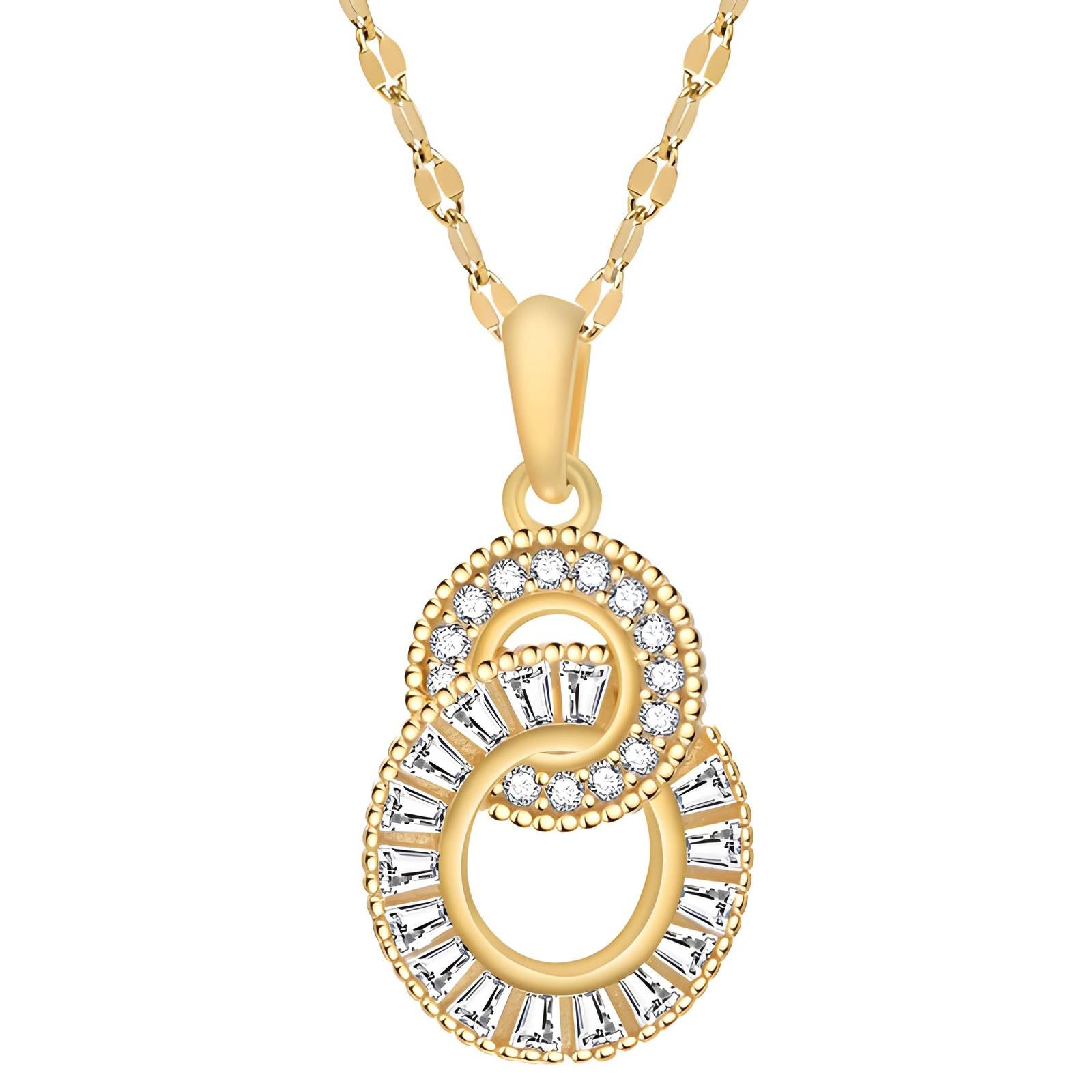 18K gold plated necklace, Intensity - ZION GLAM JEWELRY