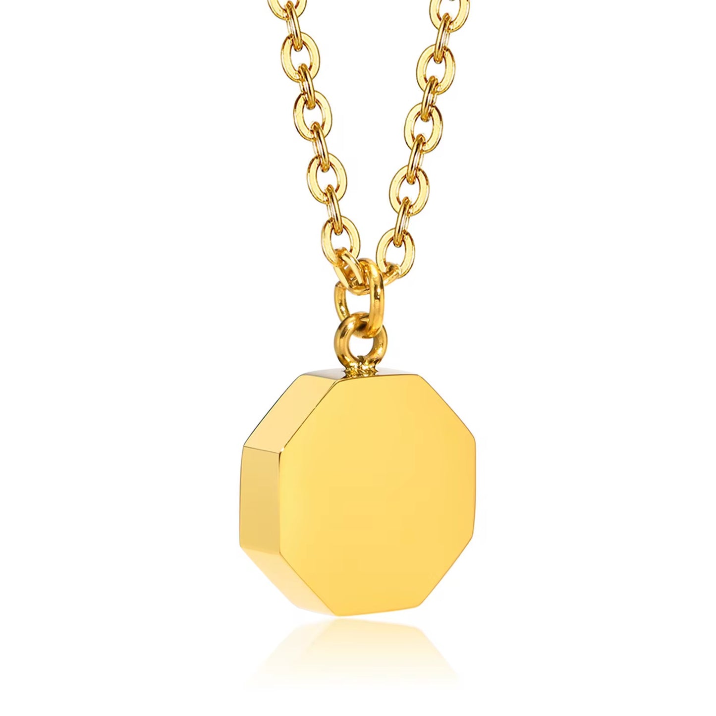 Minimal Gold Pendant Necklace
